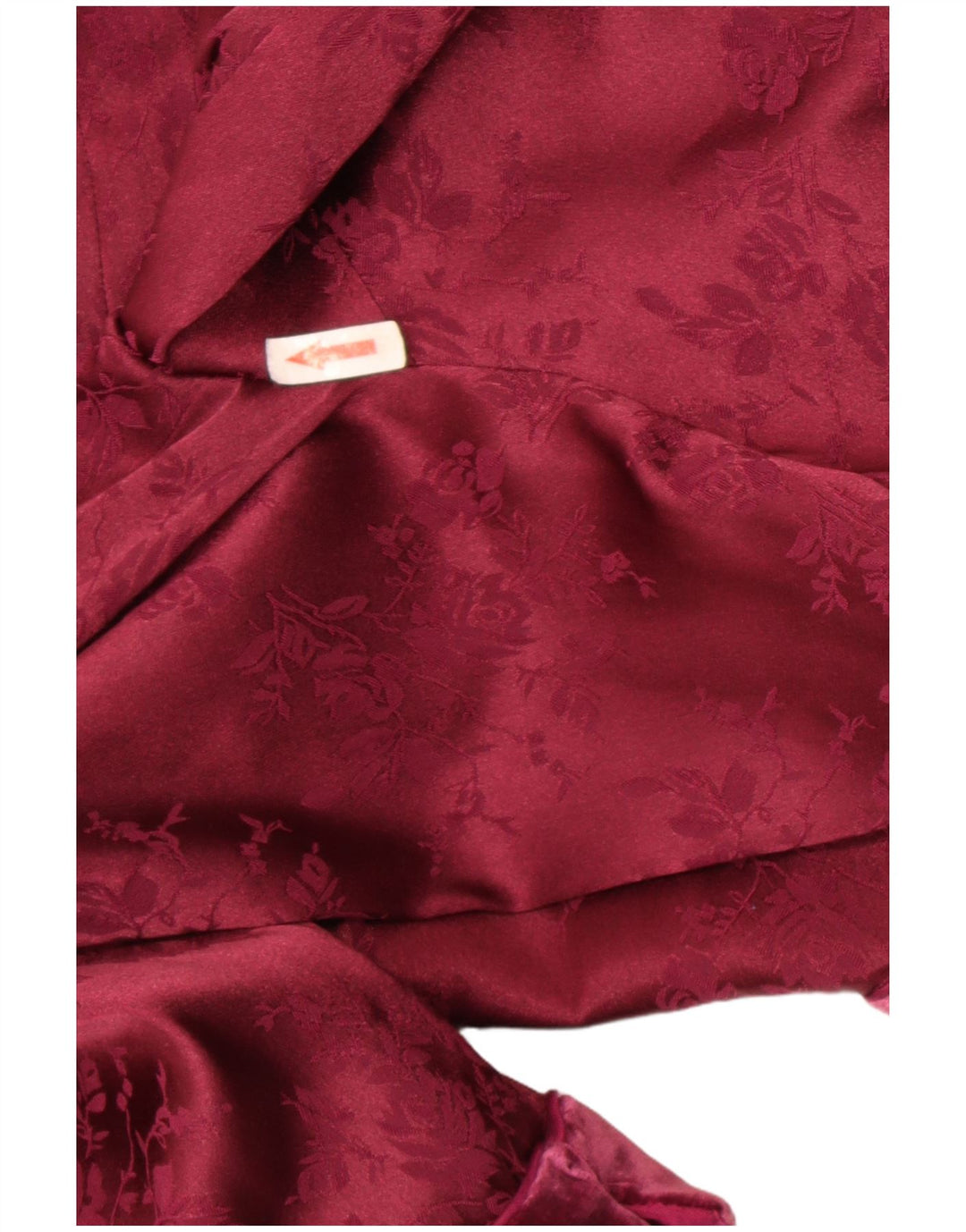 Giacca blazer oversize da donna a 3 bottoni Blunauta IT 38 XS Borgogna floreale