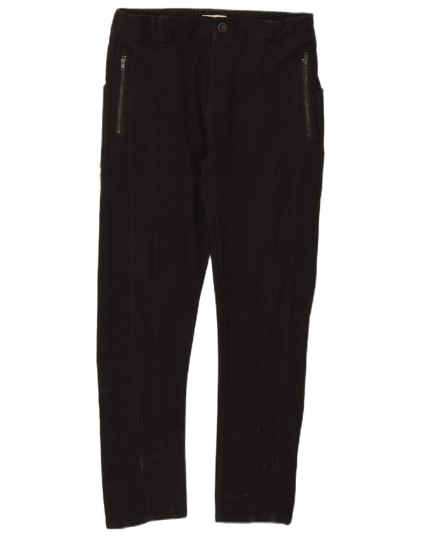 Pantaloni casual slim Zara da bambino 13-14 anni W30 L28 poliestere nero
