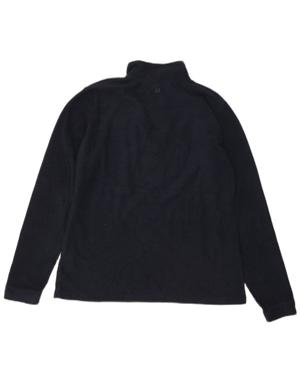 Maglione in pile da donna con collo e zip Mountain Warehouse UK 14 Large Blu Navy