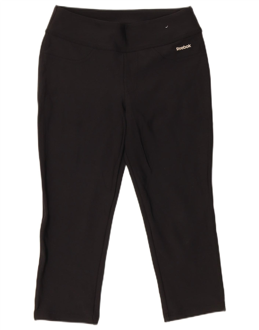 Pantaloni Capri Reebok da donna W28 L19 nylon nero