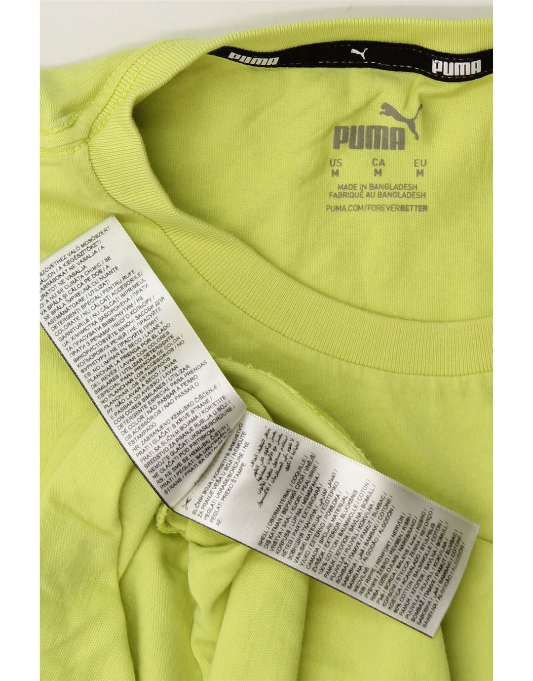 Canotta grafica da uomo PUMA in cotone verde medio