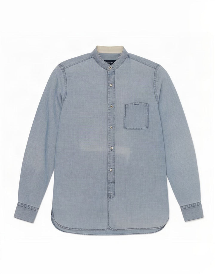 Camicia da uomo Massimo Dutti Blu medio