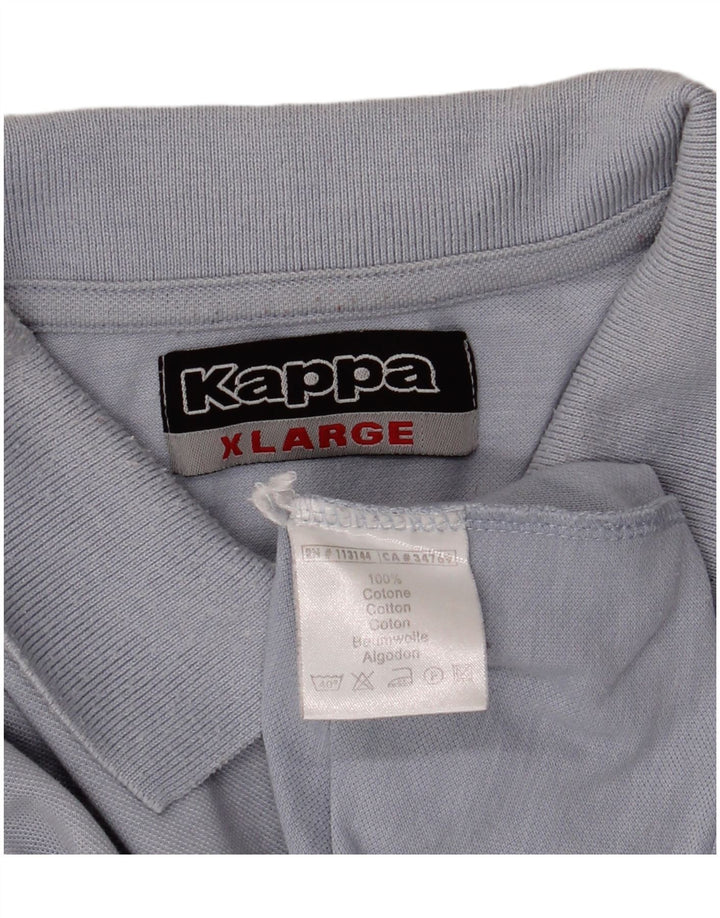 Polo Kappa Uomo XL Cotone Blu