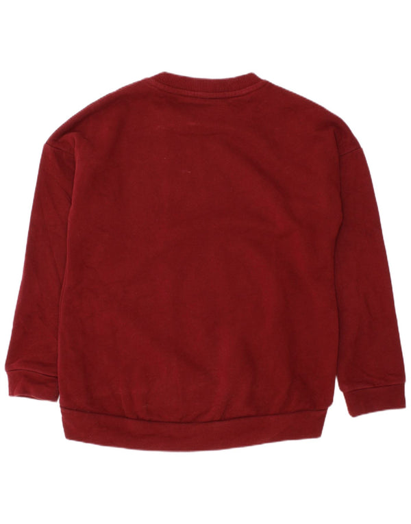 FERRARI Felpa Maglione Bambino 5-6 Anni Bordeaux Cotone