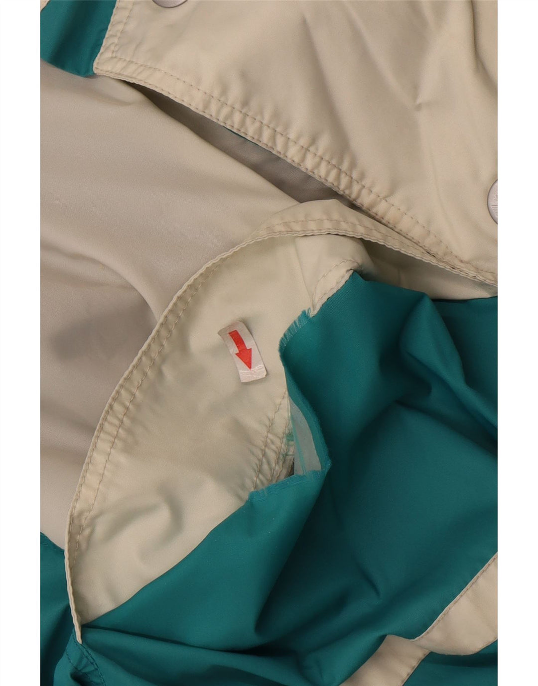 Giacca da sci con cappuccio da uomo K-Way UK 40 Large Blu in poliestere color block