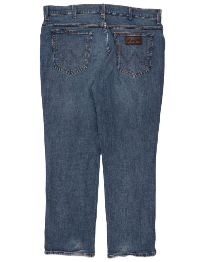Jeans slim da uomo Wrangler W40 L30 cotone blu