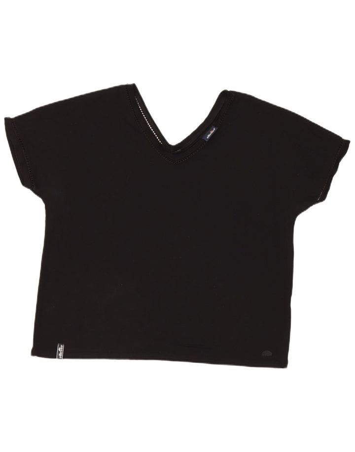Maglietta da donna Ellesse Top UK 18 XL Nera