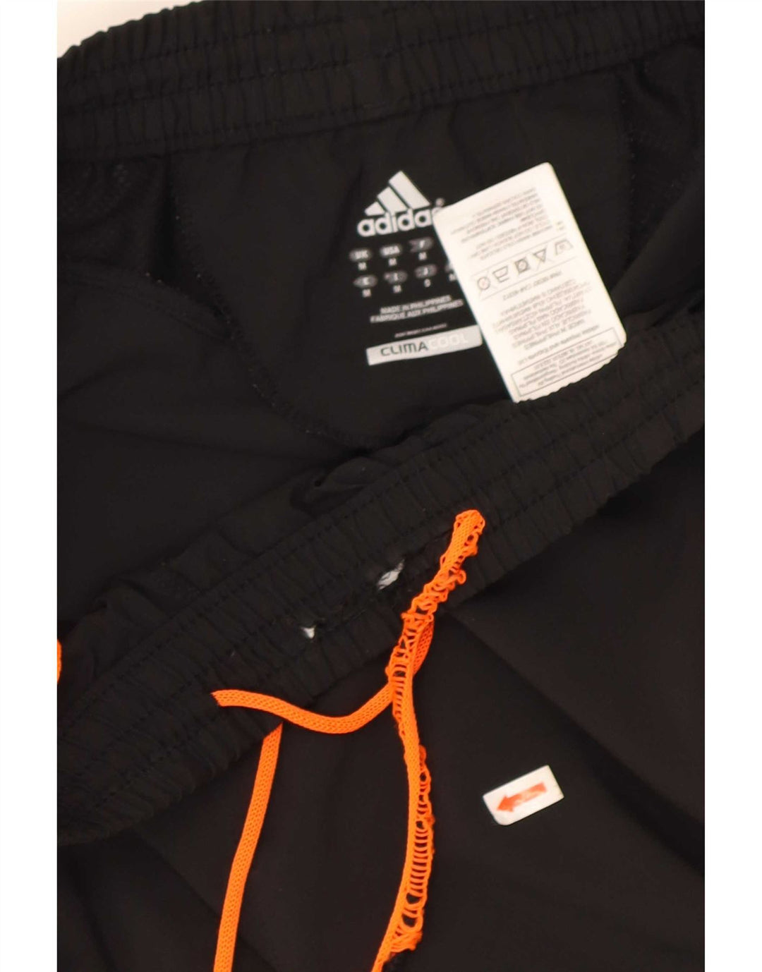 Pantaloncini sportivi Adidas Climacool da uomo, poliestere color block medio nero