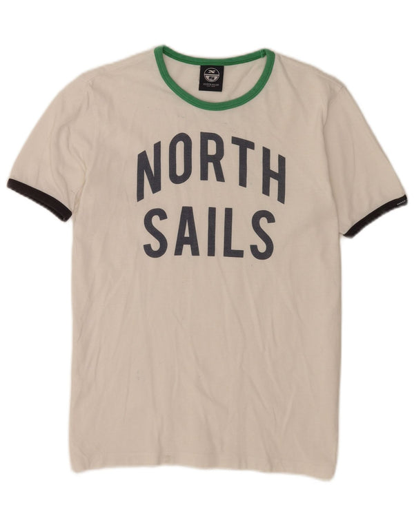T-shirt grafica per ragazze North Sails 13-14 anni Bianca