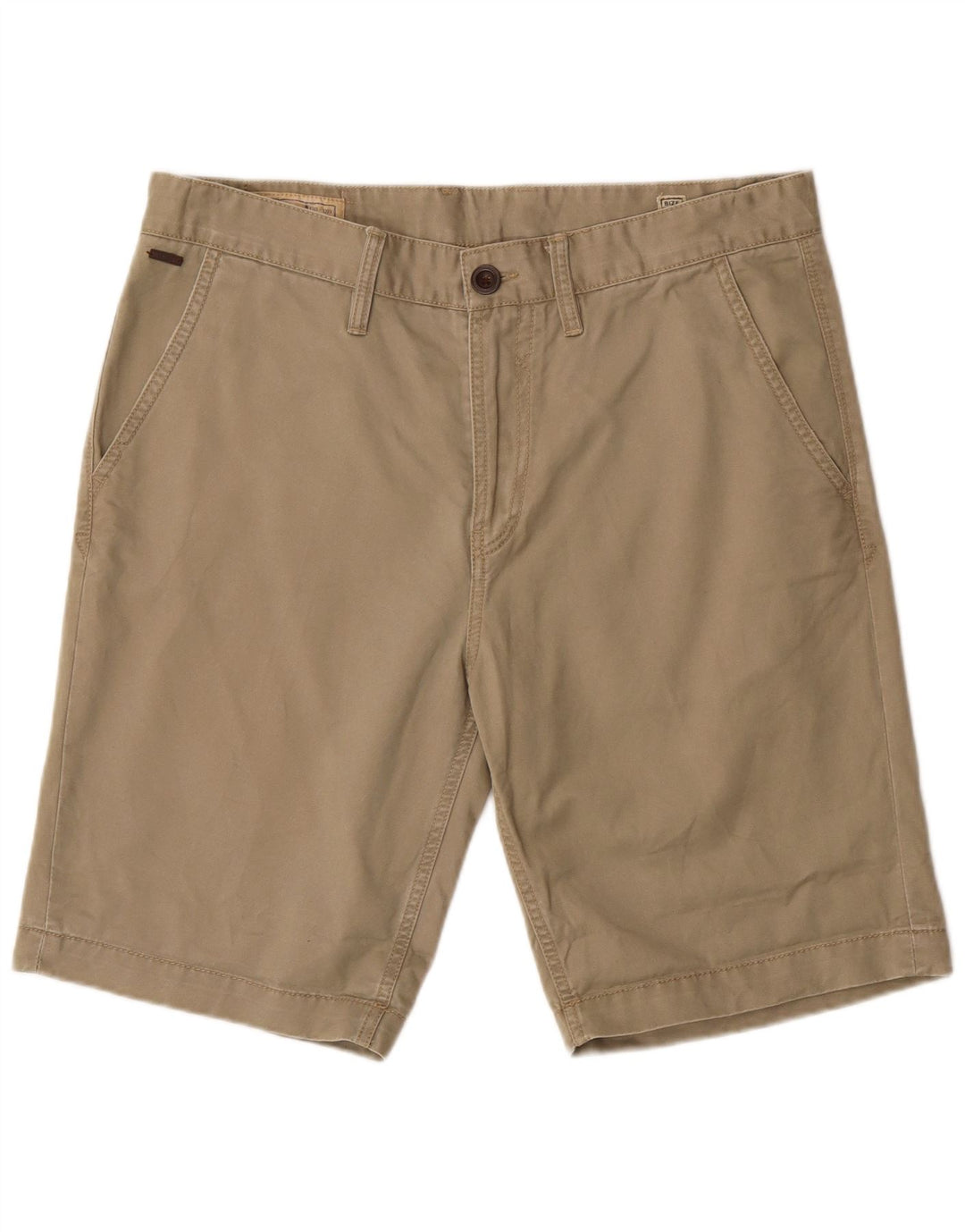 Pantaloncini chino da uomo Guess W33 in cotone beige medio