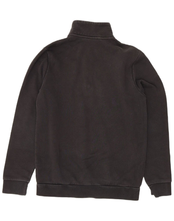 Felpa Adidas da ragazzo con zip e collo, 13-14 anni, in cotone nero