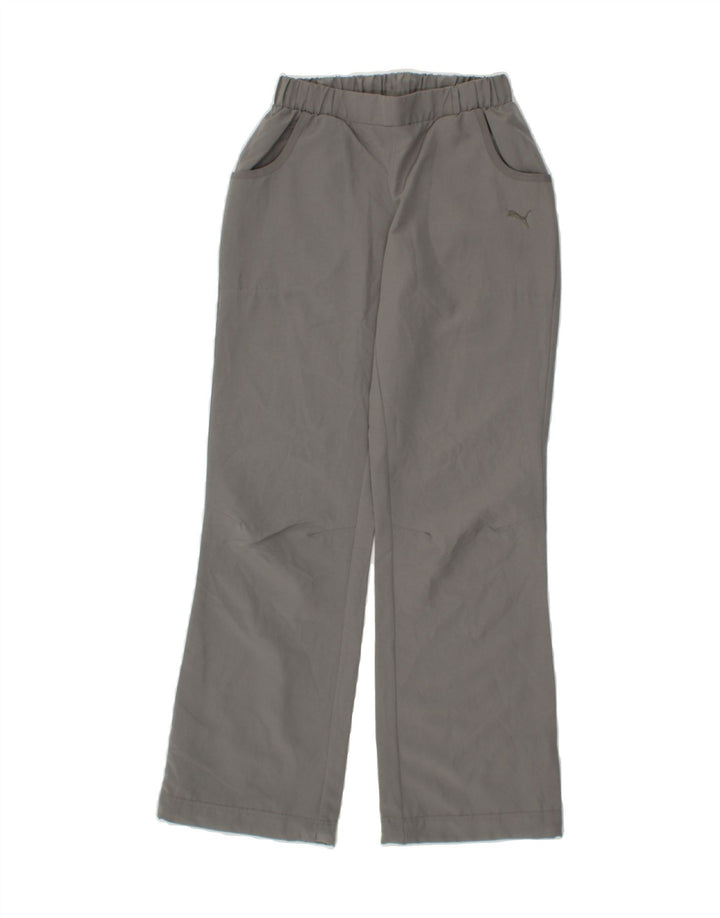 PUMA Girls Tracksuit Trousers 13-14 Years Green Polyester Vintage Puma and Second-Hand Puma from Messina Hembry 