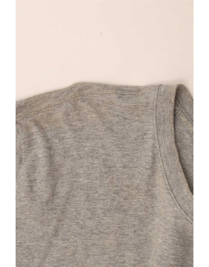 T-shirt da uomo Nike Top XL in cotone chiazzato grigio