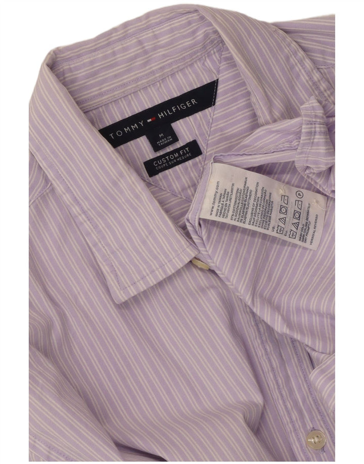 Camicia da uomo su misura Tommy Hilfiger Cotone a righe viola medio