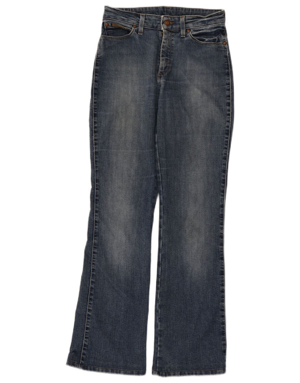 Wrangler Womens Body Fit Flared Jeans W28 L30 Blue Cotton