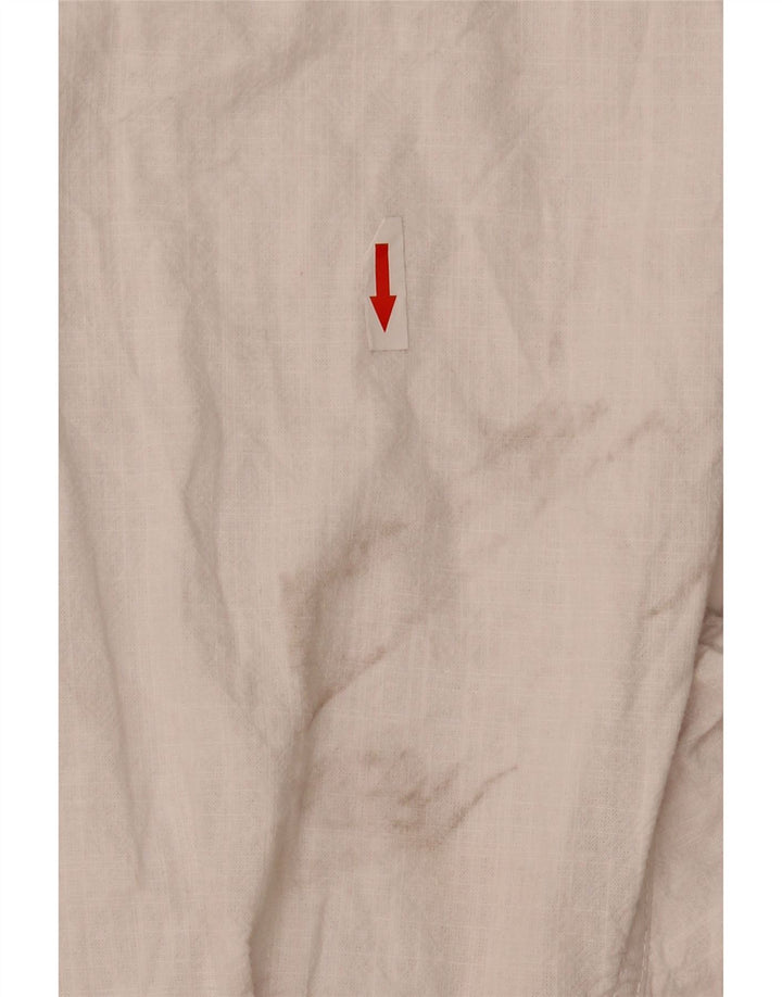 Camicia a maniche corte da uomo Mountain Warehouse grande in cotone bianco
