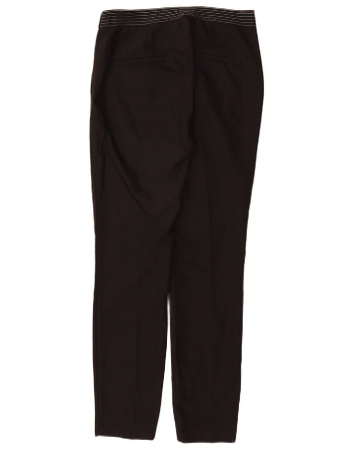 Pantaloni chino slim da donna ZARA piccoli W26 L27 neri