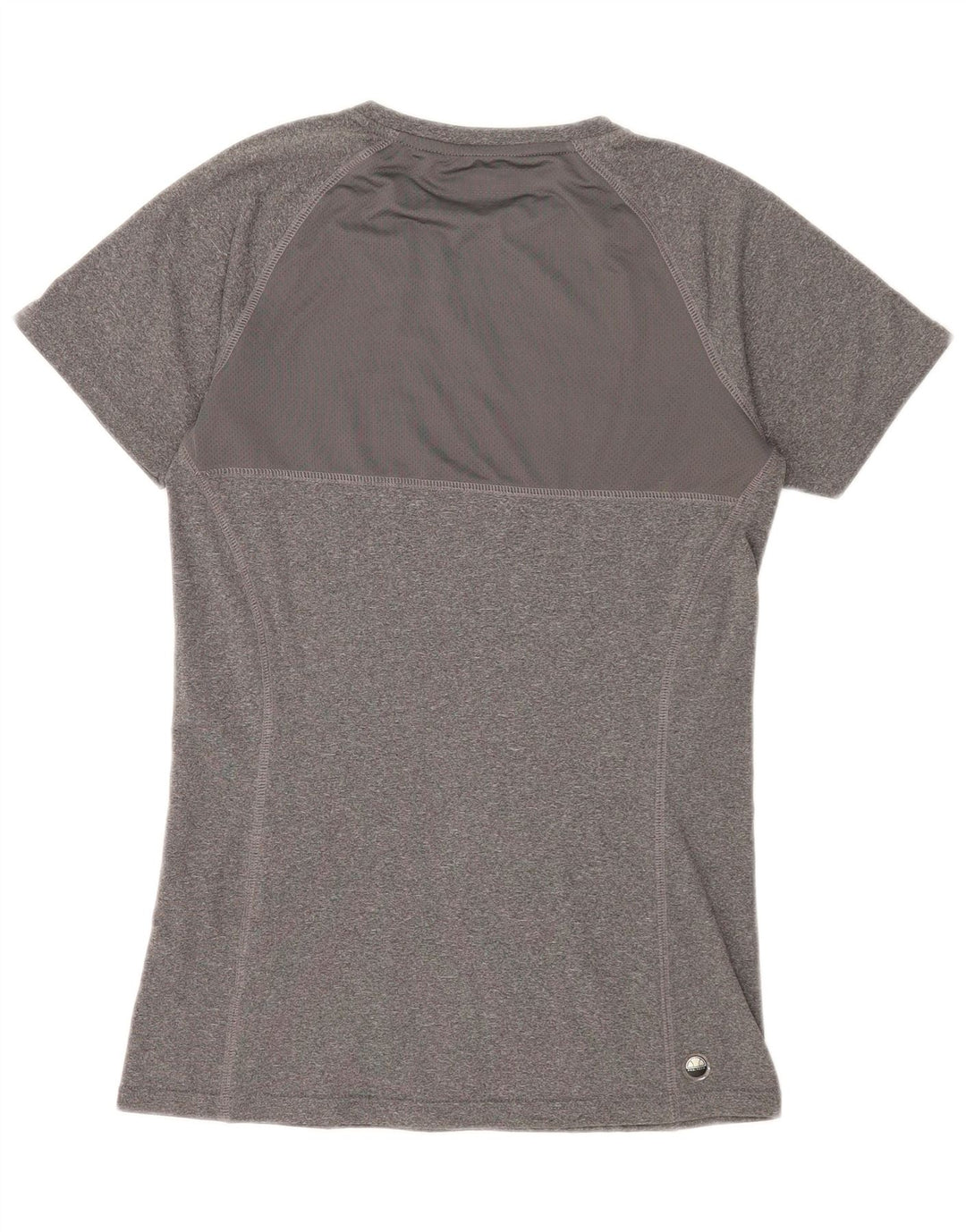 T-shirt grafica da donna Ellesse Top UK 12 Poliestere grigio medio