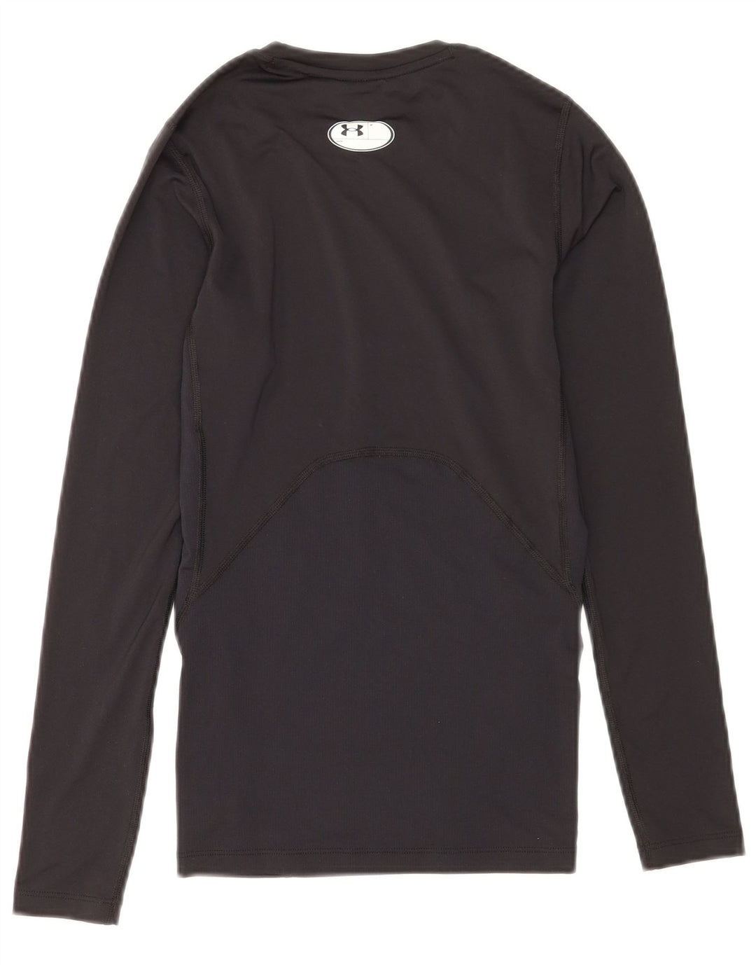Under Armour da donna Heat Gear Top manica lunga UK 10 piccolo poliestere nero