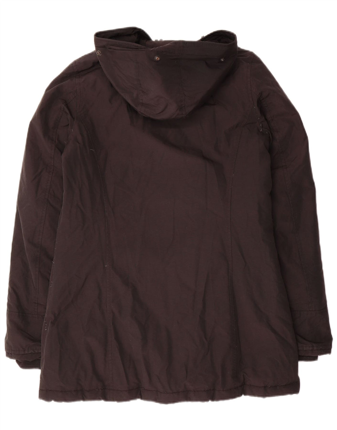 Cappotto imbottito con cappuccio da donna Woolrich UK 10 piccolo cotone nero
