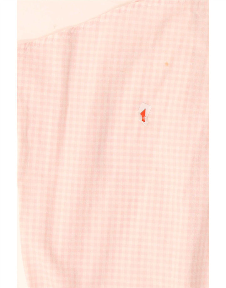 Camicia a maniche corte da donna Tommy Hilfiger US 4 Small Pink Gingham