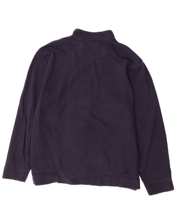 CALVIN KLEIN Giacca da tuta da uomo 2XL Poliestere color block blu navy