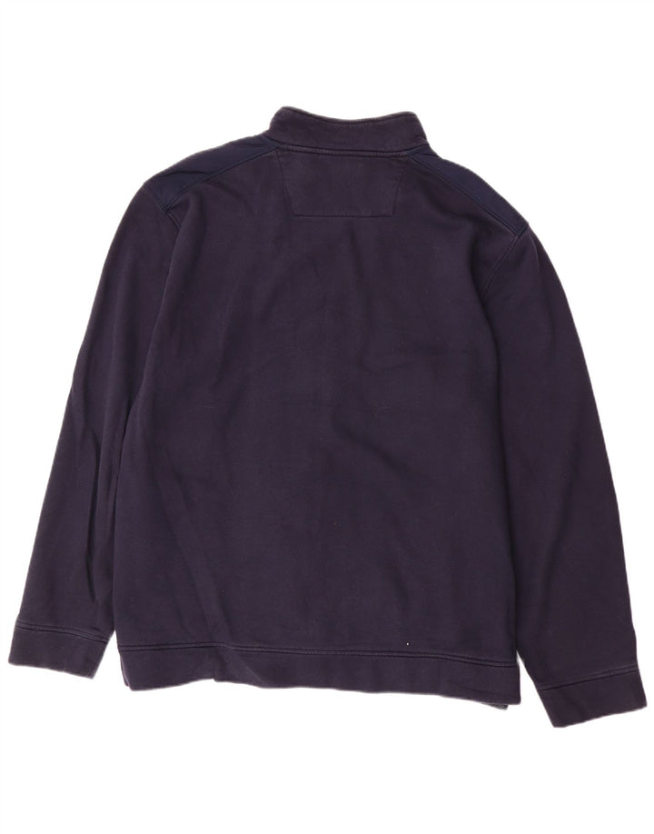 CALVIN KLEIN Giacca da tuta da uomo 2XL Poliestere color block blu navy