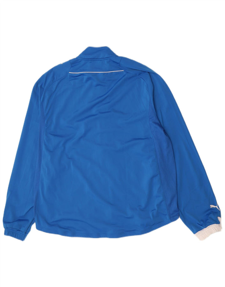 Giacca da tuta da uomo Puma 2XL Blu in poliestere color block