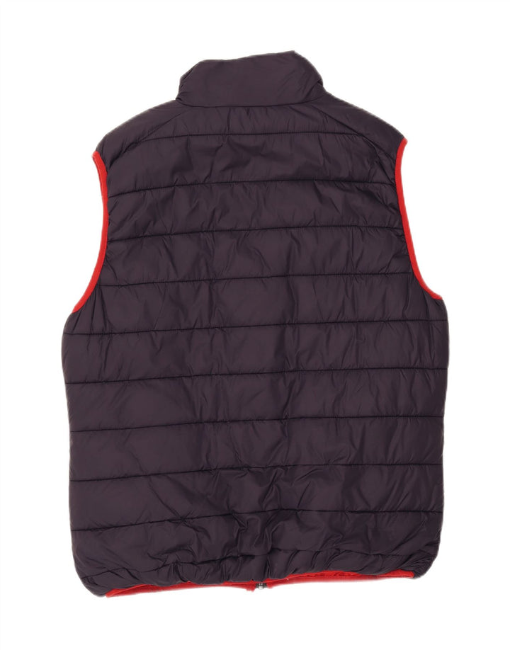 INVICTA Mens Reversible Padded Gilet UK 44 2XL Navy Blue Polyester Vintage Invicta and Second-Hand Invicta from Messina Hembry 