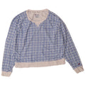Felpa da donna Champion Jumper UK 18 XL Cotone a quadri blu