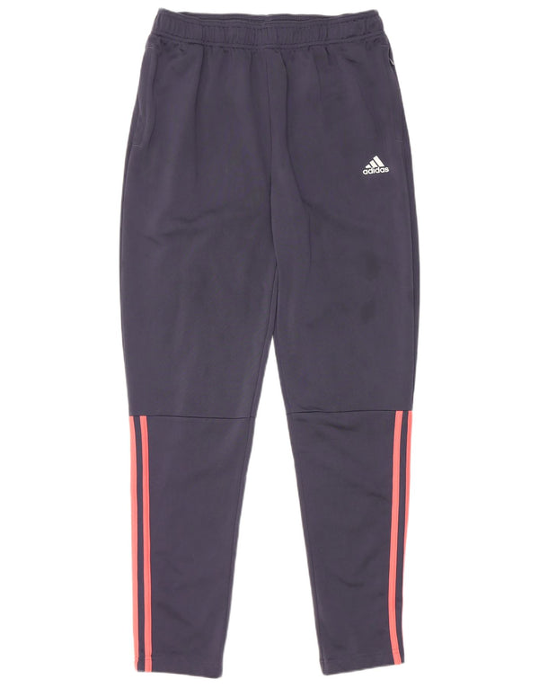 Pantaloni da tuta Adidas Primegreen da ragazzo 15-16 anni in poliestere blu navy