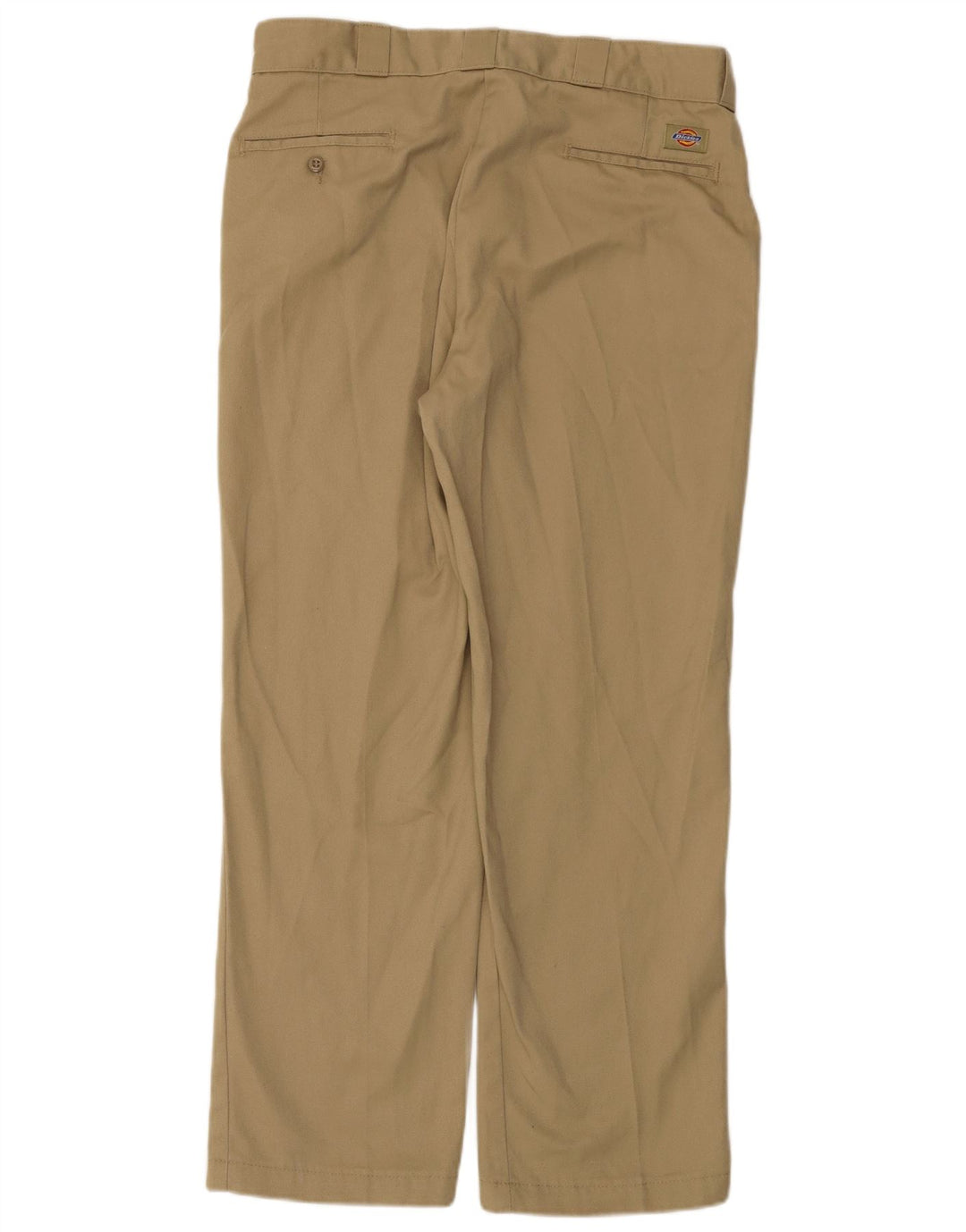 Pantaloni chino dritti da uomo Dickies W36 L30 poliestere beige