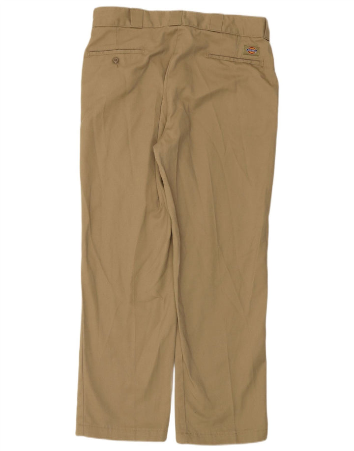 Pantaloni chino dritti da uomo Dickies W36 L30 poliestere beige