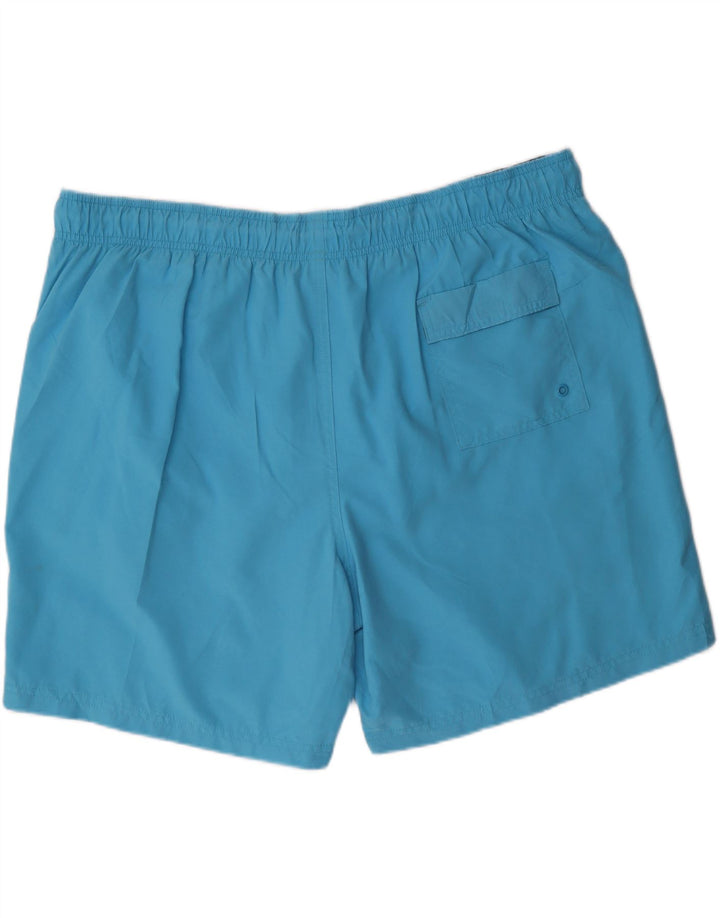 MARKS & SPENCER Mens Swimming Shorts 2XL Blue Polyester