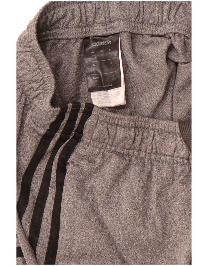 Pantaloni da tuta da donna ADIDAS UK 12 Poliestere grigio medio