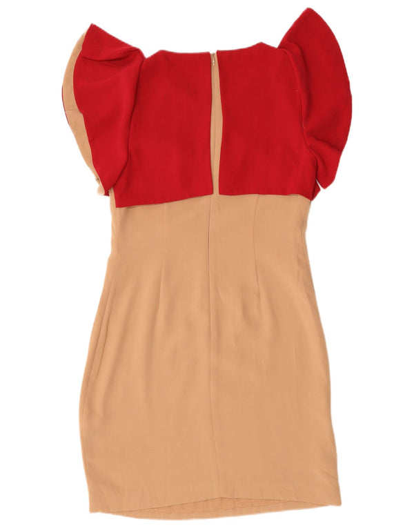 Abito tubino a maniche corte da donna Oasis UK 10 Small Pink Colourblock
