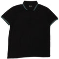 Polo da uomo Lotto XL in cotone nero