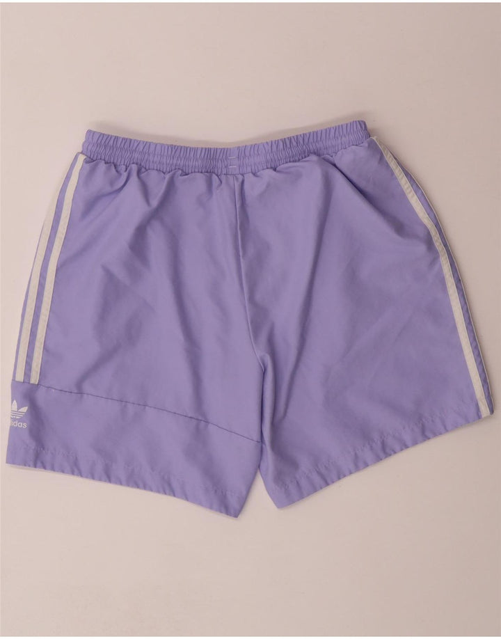 Pantaloncini sportivi da uomo ADIDAS poliestere viola medio