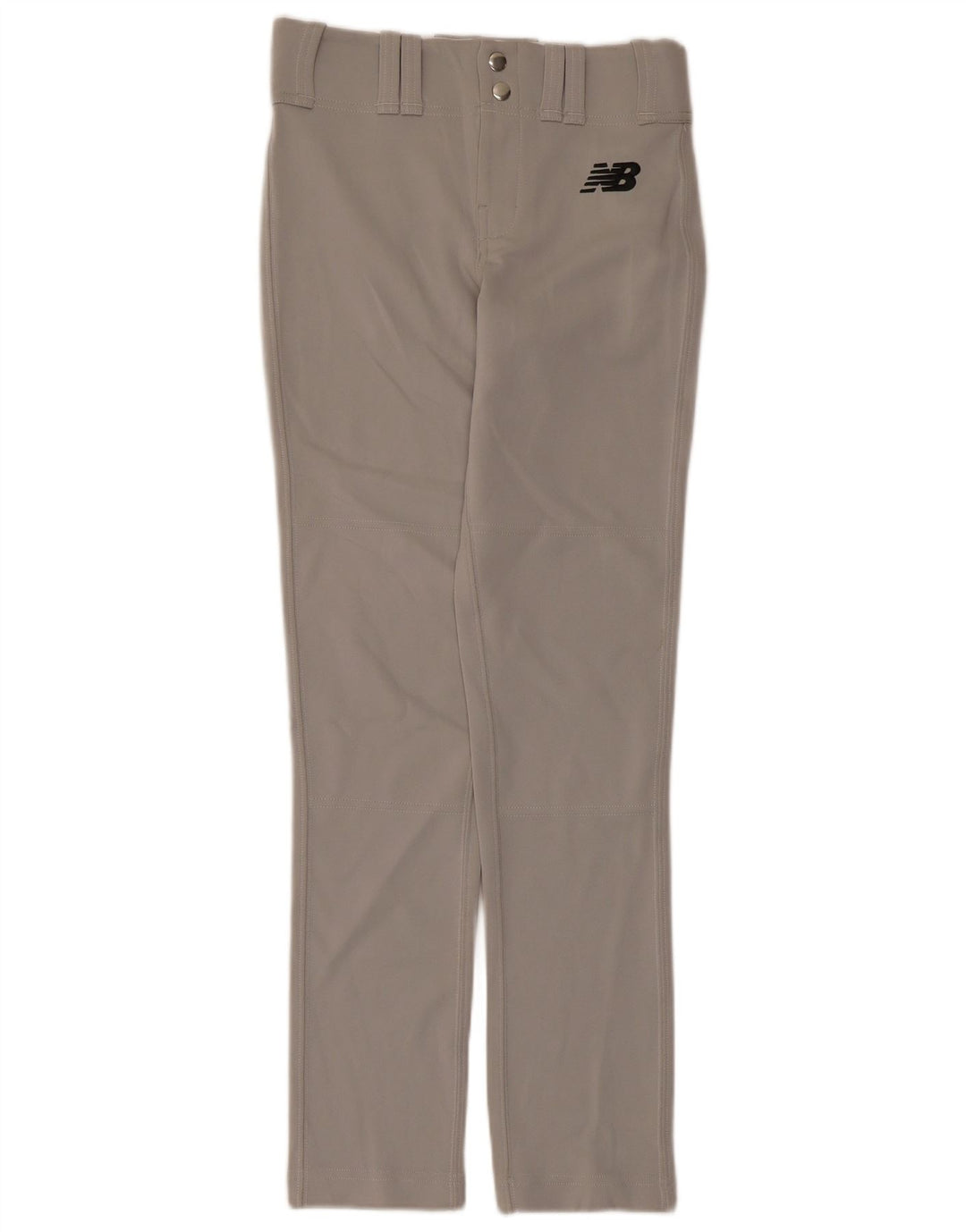 Pantaloni casual slim da ragazzo New Balance 15-16 anni medi W28 poliestere grigio
