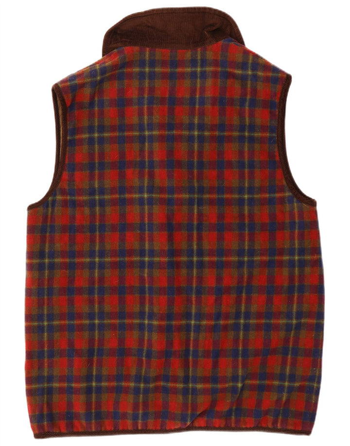 Gilet reversibile da donna Ulla Popken UK 20 2XL Lana marrone