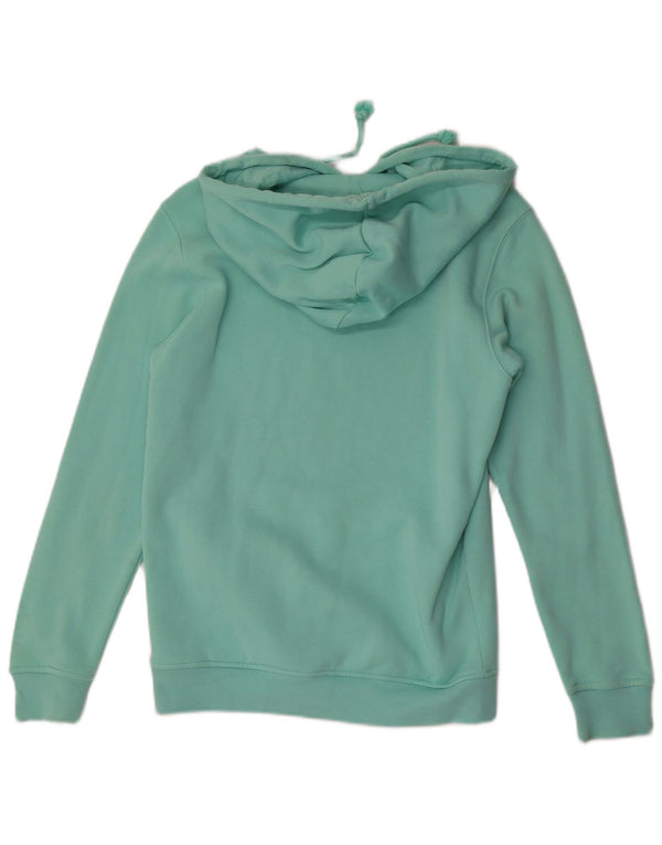 Felpa con cappuccio oversize da donna Adidas UK 4/6 XS cotone verde