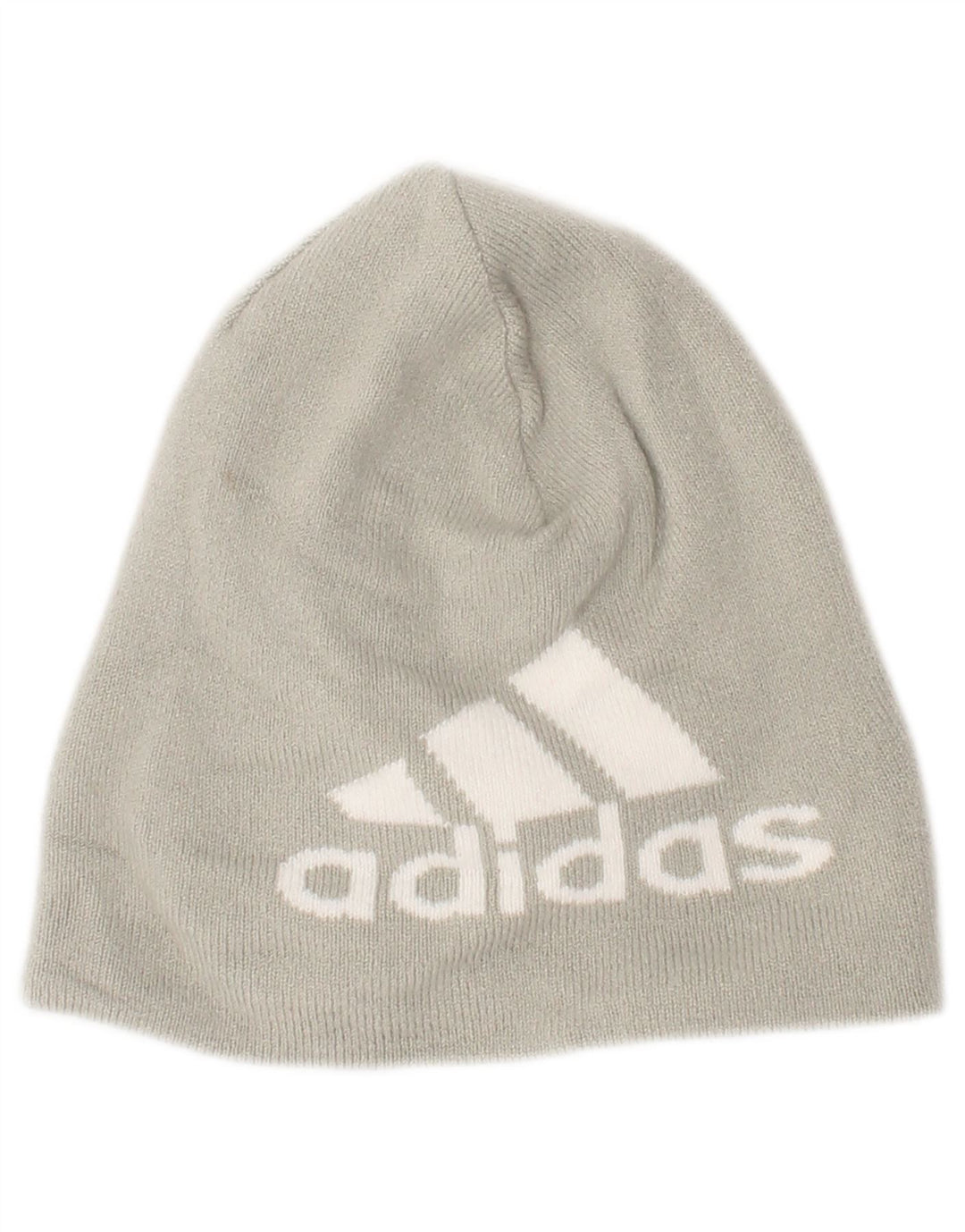 Cappello berretto grafico da uomo Adidas taglia unica in acrilico grigio