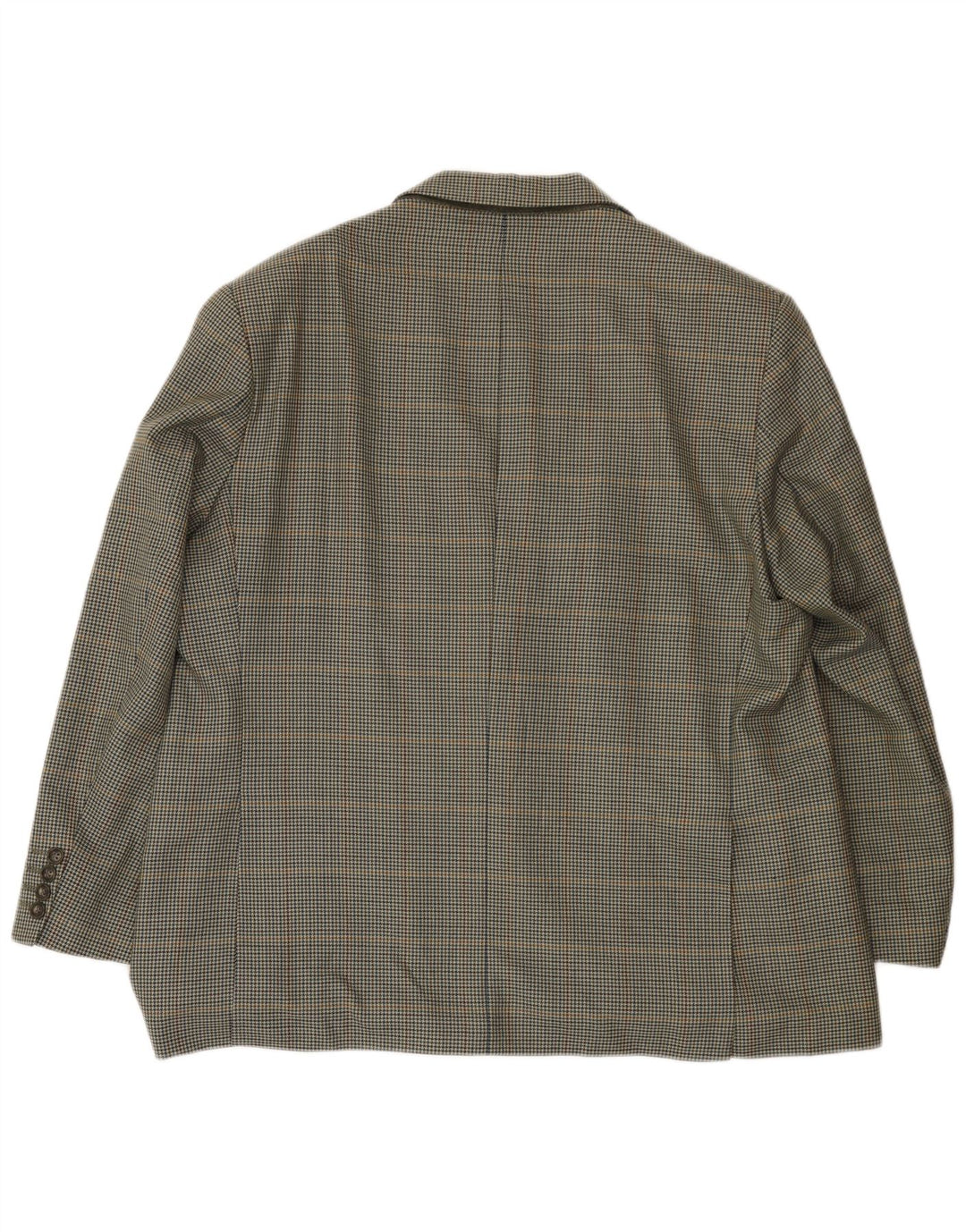Giacca blazer a 2 bottoni da uomo Marks & Spencer UK 46 XL verde pied de poule