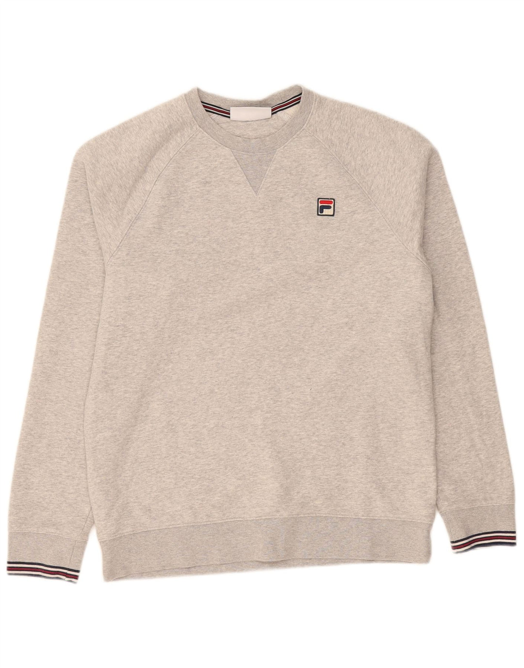 Fila Felpa Uomo Maglione Piccolo Cotone Grigio