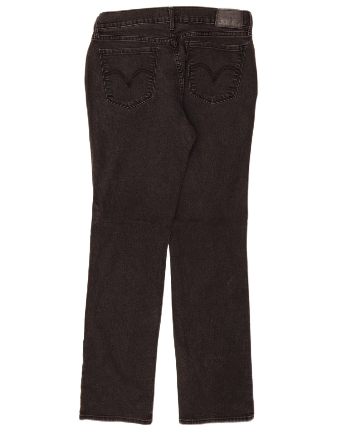 LEVI'S Jeans dritti da donna 505 US 8 medio W29 L30 cotone nero