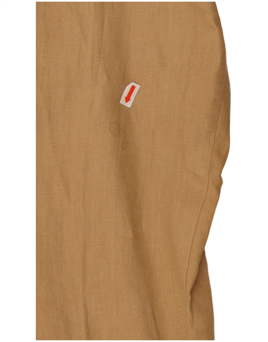 Pantaloni corti dritti da donna Benetton medi W28 L24 Lino beige