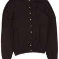 Maglione cardigan da donna Marks & Spencer UK 8 piccolo in viscosa nera
