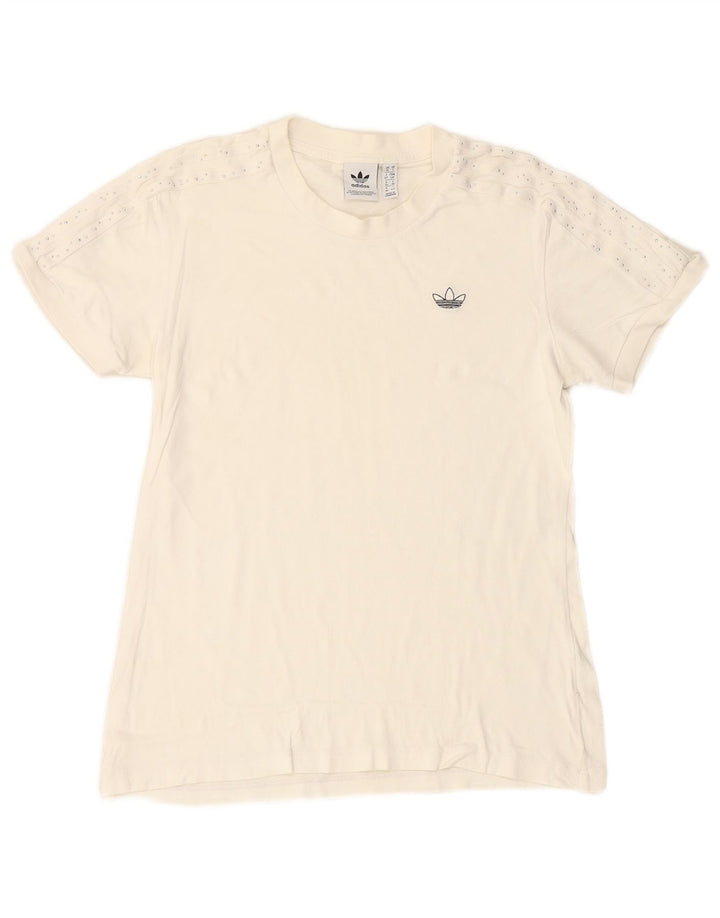 Maglietta ADIDAS da donna Top UK 10 piccola bianca