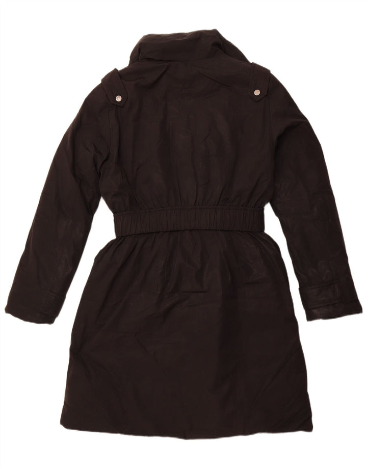 MASSIMO DUTTI Cappotto imbottito da donna UK 18 XL Nero poliestere invernale