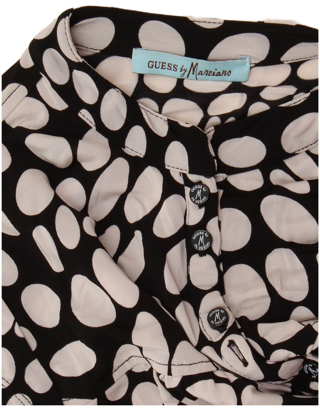 GUESS BY MARCIANO Abito da donna a vita bassa UK 12 Medio Nero maculato